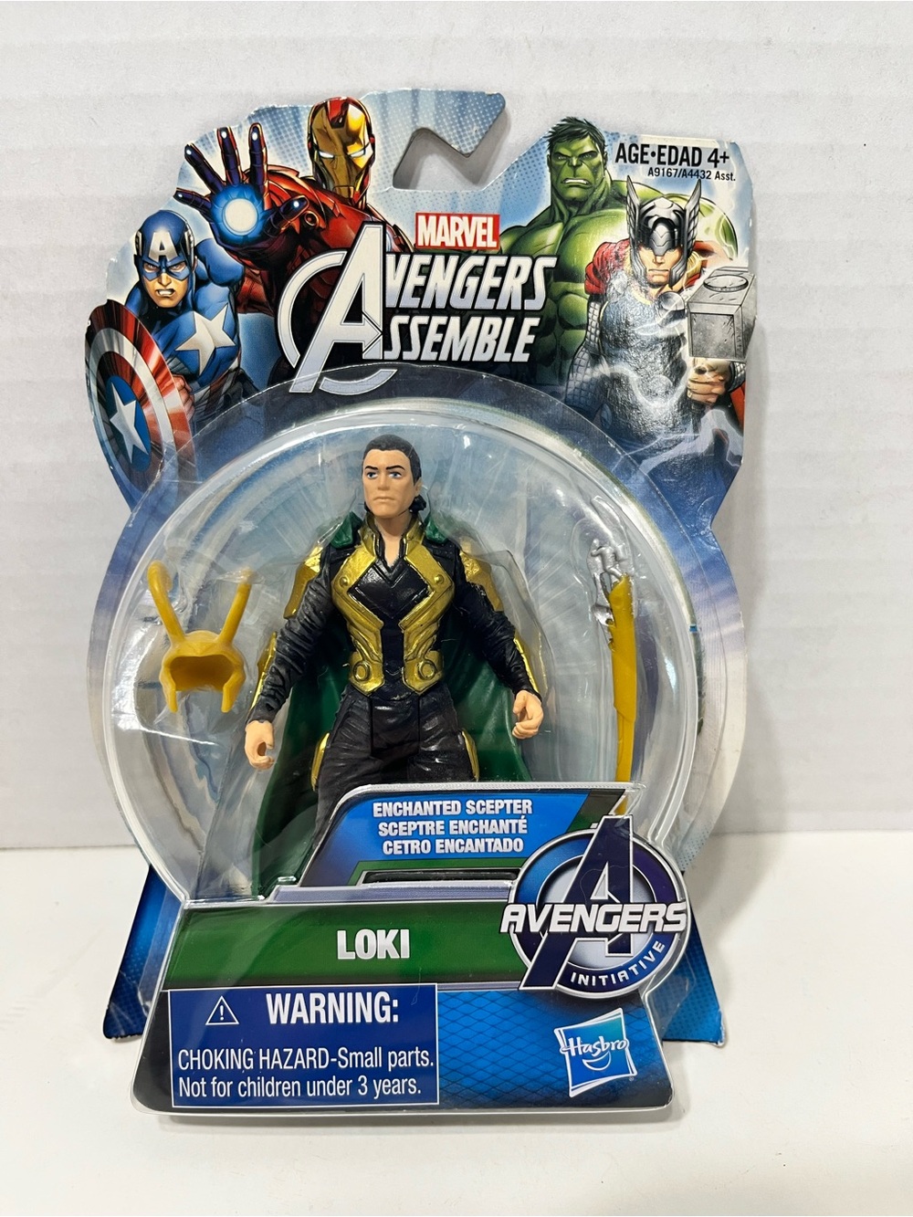 MARVEL Avengers Loki action figure hasbro 2014 NWT